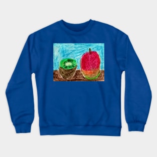 Kiwi Fruit and Mango Crewneck Sweatshirt